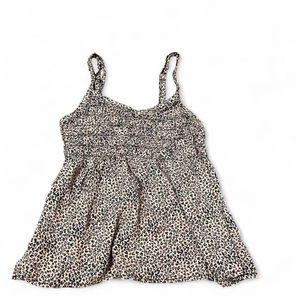 Leopard Print Sleeveless Top
